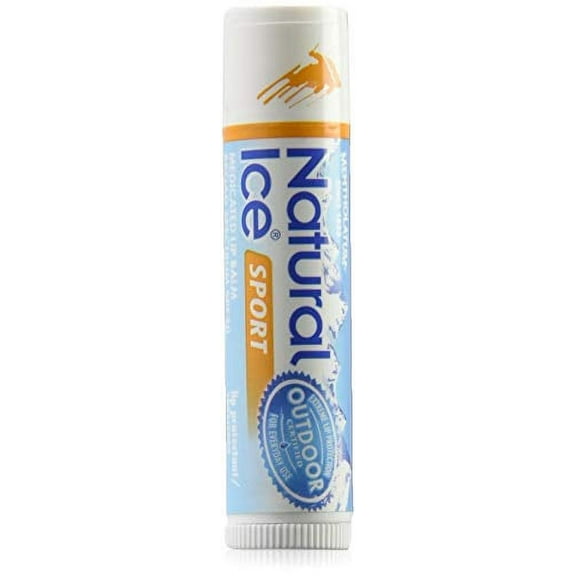 Natural Ice Mentholatum Sport Medicated Lip Protectant With Spf 30 Sunscreen, 0.15 Ounce