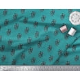 thumbnail image 2 of Soimoi polyester Crepe Fabric Dot & Floral Artistic Print Fabric by the Yard 42 Inch Wide, 2 of 5
