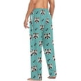 thumbnail image 6 of FREEAMG Raccoon And Paw Print Pattern Men's Pajama Pants Sleepwear Lounge Pajama Bottoms, 6 of 7