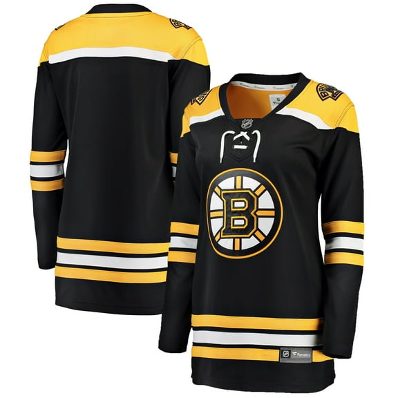 Women's Fanatics Black Boston Bruins Home Breakaway Jersey