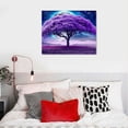thumbnail image 5 of Nawypu Canvas Wall Art For Living Room Large Size Farmhouse Wall Decor For Bedroom Purple Tree Abstract Scenery Pictures Artwork Canvas Prints Office Decor Painting Dormitory Decor Modern, 5 of 6