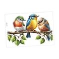 thumbnail image 3 of Calcomanía de pared de pájaro en rama, pegatina de pájaro para pared, artesanal, extraíble, decorativa, para guardería, sala de estar, TV, fondo,, 3 of 7