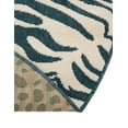 thumbnail image 4 of Unique Loom Outdoor Safari Collection Area Rug - Savanna (6' 1" Round Navy Blue and Ivory/Ivory), 4 of 7
