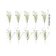 thumbnail image 3 of Ramo artificial de gypsophila y trigo | Arreglo floral artificial sin agua | Flores de seda realistas para la decoración del hogar | Centro de mesa para sala de estar y comedor, 3 of 6