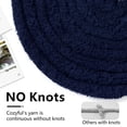 thumbnail image 4 of Hilado Chunky Cozyful #10 Jumbo Chenille 8 madejas azul marino, 4 of 8