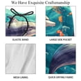 thumbnail image 4 of luoweisi Men's Beach Shorts Quick Dry Swim Trunks with Mesh Lining Dolphin M, 4 of 5