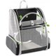 thumbnail image 1 of ZHAOCHENG Mochila transportadora para mascotas para perros y gatos pequeños, diseño ventilado, correas de seguridad, NEGRO, 1 of 5