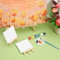 thumbnail image 4 of CRAFTHROU 6 Sets Palettes and Paints for Beginners Mini Canvas Set Multi Colors, 4 of 7