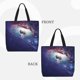 thumbnail image 2 of Balery Planets Stars And Galaxies Bolsa de Mano para Mujeres con Cremallera, Bolsa de Gimnasio con Compartimentos, Bolsa para Laptop, Bolsa para Trabajo, 2 of 7