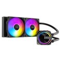 thumbnail image 3 of Antec Skeleton 240 ARGB Liquid CPU Cooler, 240mm Radiator, 2 x 120mm PWM ARGB Fans, Hydraulic Bearing, Copper Base, Intel LGA 115X/1200/1700/20XX, AMD AM4/AM5, Black, 3 of 4