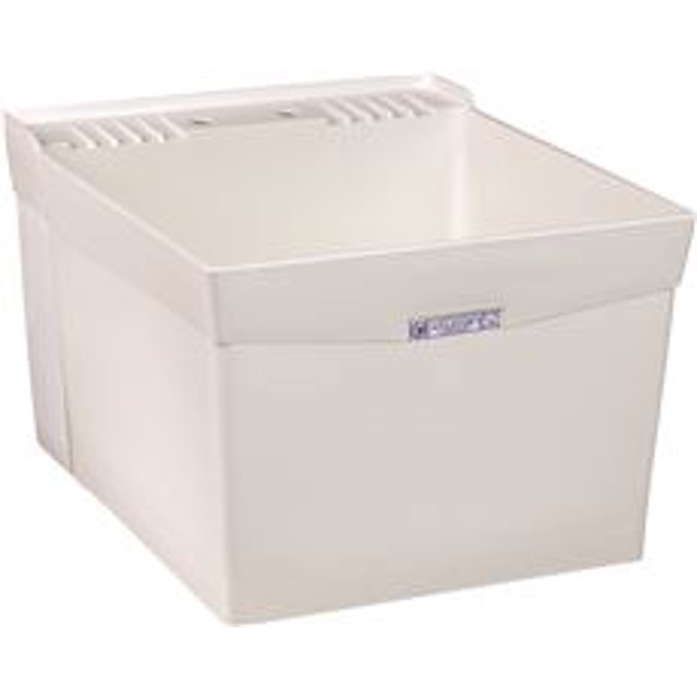 Utilatub 18Gallon WallMount Laundry/Utility Tub, 34 X 20 X 24 In