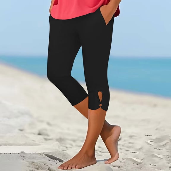 Weiqiqre Yoga Pants Women Workout Leggings with Side Pockets High Waisted Tummy Control Hip Lift Yoga Pants Activewear