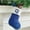 Blue Q, variant on STAOEDU 6.6in Monogram Christmas Stockings Blue Velvet with White Cuff Embroidered Xmas Stockings Classic Personalized Stocking Decorations for Family Holiday Season Decor