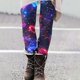thumbnail image 3 of TaTaai Women's Valentine Print Casual Yoga Leggings, Valentine's Day Gift, Daily Home Activewear Leggings Gift, 3 of 6