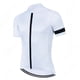 thumbnail image 2 of Maillots de ciclismo para hombre, ropa de ciclismo blanca, ropa para bicicleta de montaña, secado rápido, mangas cortas, ropa deportiva para bicicleta, pantalones con tirantes con almohadilla de gel 1, 2 of 5