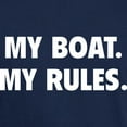 thumbnail image 3 of CafePress - My Boat. My Rules. Dark T Shirt - Men's Classic Graphic Cotton T-Shirt, 3 of 4