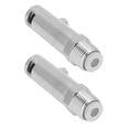 thumbnail image 1 of Pig Drinker, 2pcs Stainless Steel Pig Water Nipple Easy To Operate  For Cattle Without Filter,With Filter, 1 of 8