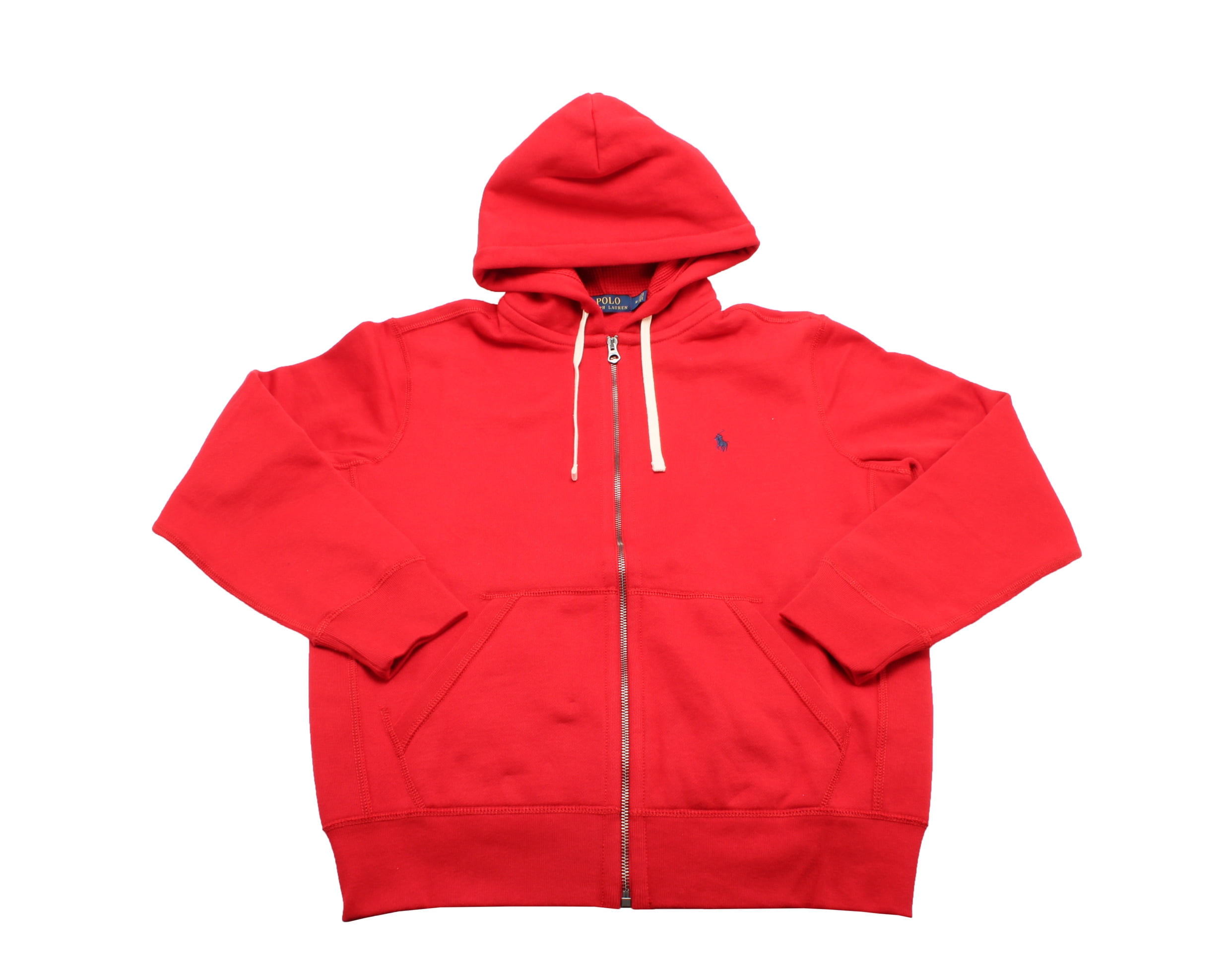 ralph lauren red zip hoodie