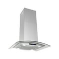 thumbnail image 5 of Streamline 30 in. Merone Ducted Island 350 CFM Range Hood in Brushed Stainless Steel with Mesh Filters, Touchpad Control, LED Lights, 5 of 18