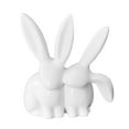 thumbnail image 5 of Bunny Decoration Animal Sculpture Decorative Object Resin Material Easter Accent for Living Room Bedroom Decor, 5 of 9