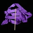 thumbnail image 1 of UPGRATOR 2Pcs Wooden Handle Dance Ribbons for Circus Skill and Rhythmic Gymnastics, 1 of 5