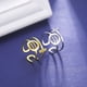 thumbnail image 2 of CJie Anillos de constelaci贸n de Piscis Aries Taurus para mujer, anillo de acero inoxidable, anillo abierto de astrolog铆a del zodiaco, regalo de joyer铆a de cumplea帽os de moda, 2 of 2