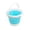 Blue, variant on Silicone Foldable Water Bucket, Multifunctional Brush Washer, Portable Collapsible Cup for Acrylic, Watercolor & Oil Painting Artists, Easy to Clean, Non-Slip Base