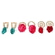 thumbnail image 4 of Pendientes de flor para mujer 3 piezas de aleación de moda pendientes en forma de flor margarita colgante pendientes joyería accesorio regalo ANGGREK Otros, 4 of 8