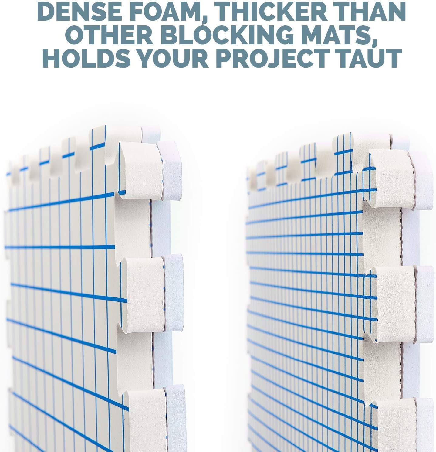 Premium Knitiq Blocking Mats Set Of Extra Thick Boards With Grids, 150  Rustproof T-pin - 9 Pack : Target