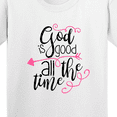 thumbnail image 4 of Inktastic God is Good All the Time Youth T-Shirt, 4 of 5