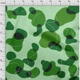 thumbnail image 4 of oneOone Viscose Chiffon Forest Green Fabric Abstract Organic Shape Craft Projects Decor Fabric Printed By The Yard 42 Inch Wide, 4 of 4
