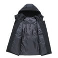 thumbnail image 4 of IYTR Winter Coats for Men Long Sleeve Hooded Fall Winter Thermal Coats Insulated Warm Winter Jackets (Black,XL), 4 of 7