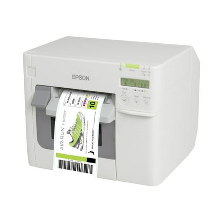 Epson TM C3500 - Label printer - color - ink-jet - Roll (4.25 in), fanfold (4.25 in) - 720 x 360 dpi - up to 240 inch/min - LAN, USB host