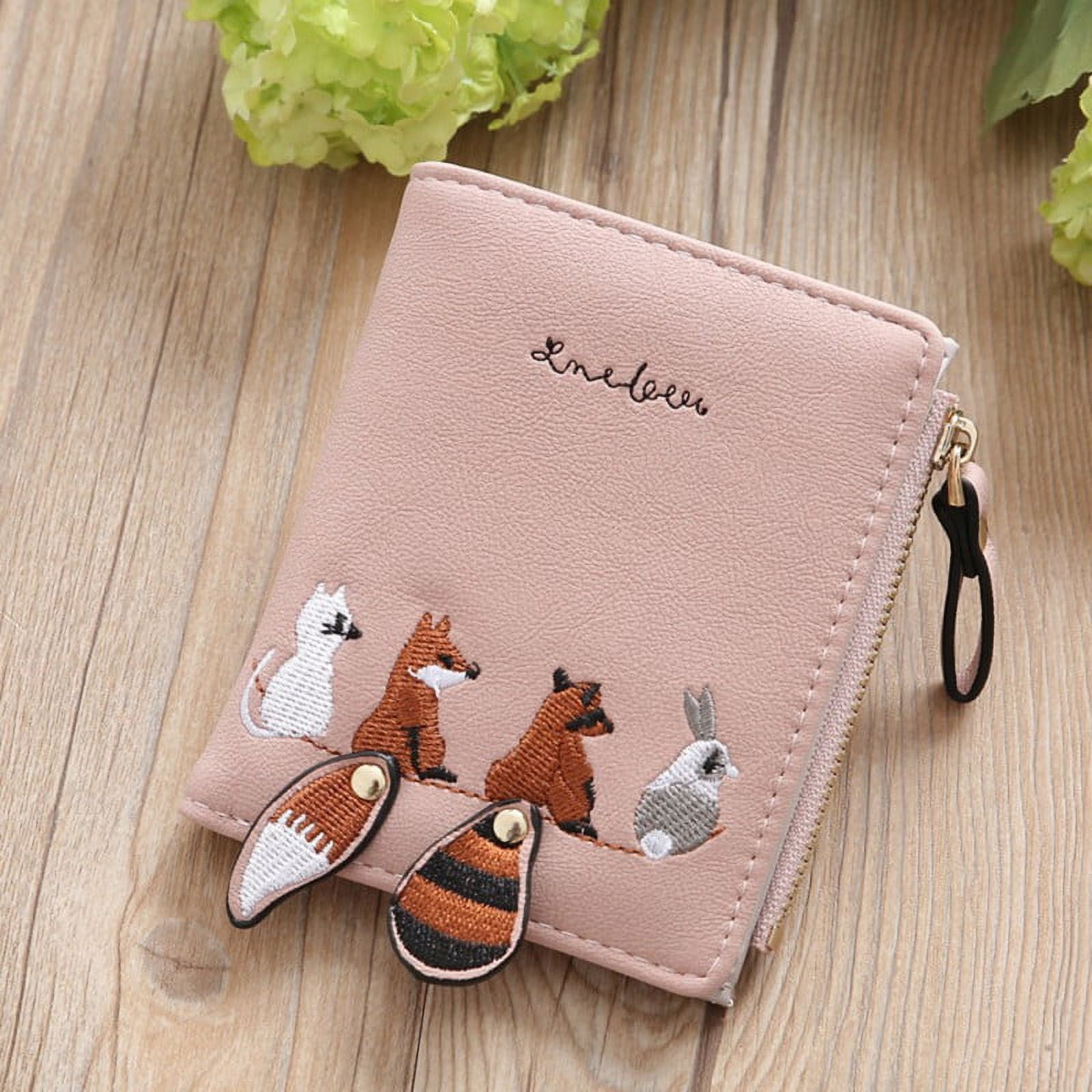  GPWDSN Ladies Small Wallet Women's Mini Wallet PU Leather Wallet  Coin Card Holder Lady's Pocket Small Purse (B,26x15x9cm) : Everything Else