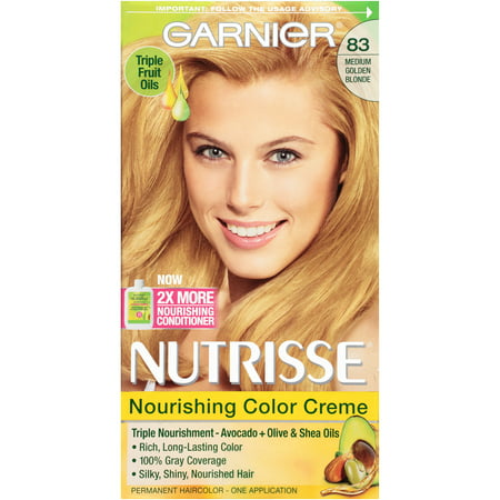 36 Best Photos Garnier Nutrisse Blonde Hair Color Reviews / Garnier Nutrisse Nourishing Color Creme, 83 Medium Golden ...
