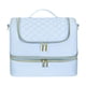 thumbnail image 4 of Bolsa organizadora de esmaltes de uñas, multiusos, de gran capacidad, con asa de 2 niveles azul, 4 of 9