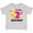 AC-Heather Grey, variant on Its My 2nd Birthday with Smiling Emoticons Girls Toddler T-Shirt