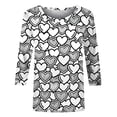 thumbnail image 5 of Ruimatai Women's Casual 3/4 Sleeve Round Neck Top Blouse Soft Stretch Comfortable Everyday Wear Fashion Shirt, 5 of 8