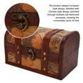 thumbnail image 3 of CAJA DE MADERA VINTAGE PARA ALMACENAMIENTO DE JOYAS, COFRE DEL TESORO HECHO A MANO, BISAGRA DE ALEACIÓN DE ESTILO CHINO Europa Para Anillo, Pulsera, Accesorios De Fotografía,, 3 of 7