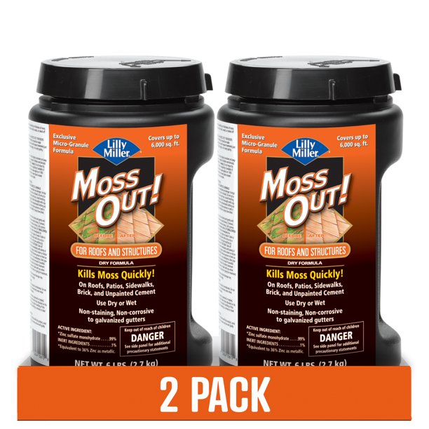 Lilly Miller Moss Out! Roofs Moss Killer Concentrate, Herbicide, 6 lb