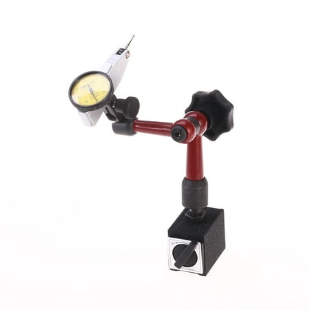 Dial Depth Gauge - Magnetic Flexible Base Holder Stand + Dial Test Indicator Gauge Scale Precision