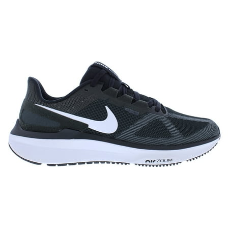 Nike Air Zoom Structure 25 Womens Shoes Size 9.5, Color: Black/White/Dark Smoke Grey