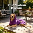 thumbnail image 4 of TELOLY Dog Sweater,Designed Large Breeds Dog Sweaters for Small Dogs Male,Flexible Movement Support Dog Clothes for Small Dogs,Purple1,XXXXL, 4 of 6