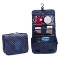 thumbnail image 4 of Hanging Toiletry Bag / Travel Bag - Blue Polka Dot, 4 of 4