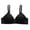 Black, variant on Clearance Sale 2025 Bra Womens Soft Ventilate Daily Comfort Wireless Gather Together Jacquard Weave Bra