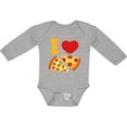 thumbnail image 3 of Inktastic I Love Pizza Boys or Girls Long Sleeve Baby Bodysuit, 3 of 5