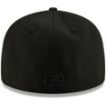 thumbnail image 4 of Men's New Era Black Milwaukee Brewers Black on Black 59FIFTY Fitted Hat, 4 of 5