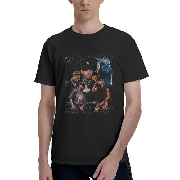 Chris Brown Breezy Bowl XX Men's Cotton T-Shirt Short Sleeve Crew Neck Tee Shirts Casual Solid Tops
