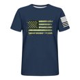 thumbnail image 3 of Tops para hombre, blusas y camisas de cuello redondo y manga corta para hombre, blusas casuales de cuello redondo con estampado de moda para hombre, blusas de cuello redondo y manga corta, camisas par, 3 of 5
