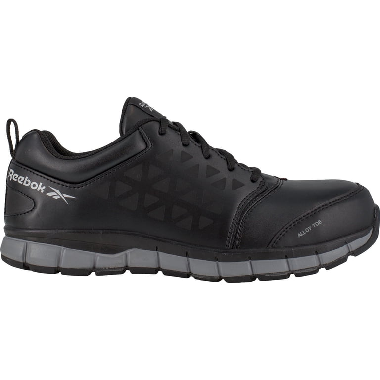 Reebok Sublite Black Alloy Toe Work Shoes RB4142 Mens 8.5 Wide Fit Fast Shipping Reebok Sublite Black Alloy Toe Work Shoes RB4142 Mens 8.5  main image 3